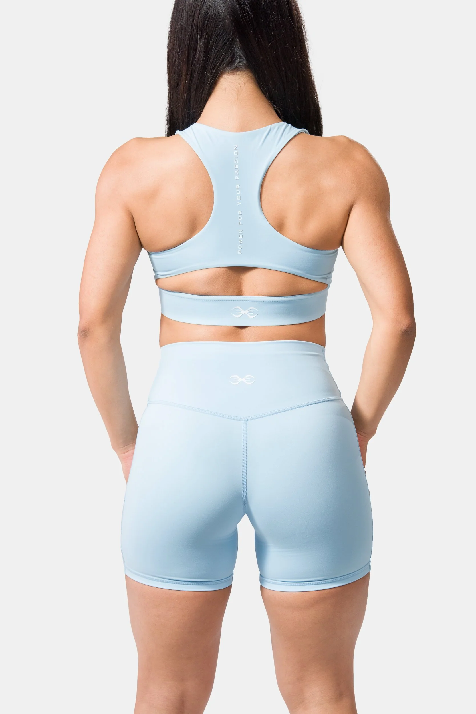 Aurora Coral Bike Shorts - Image 3
