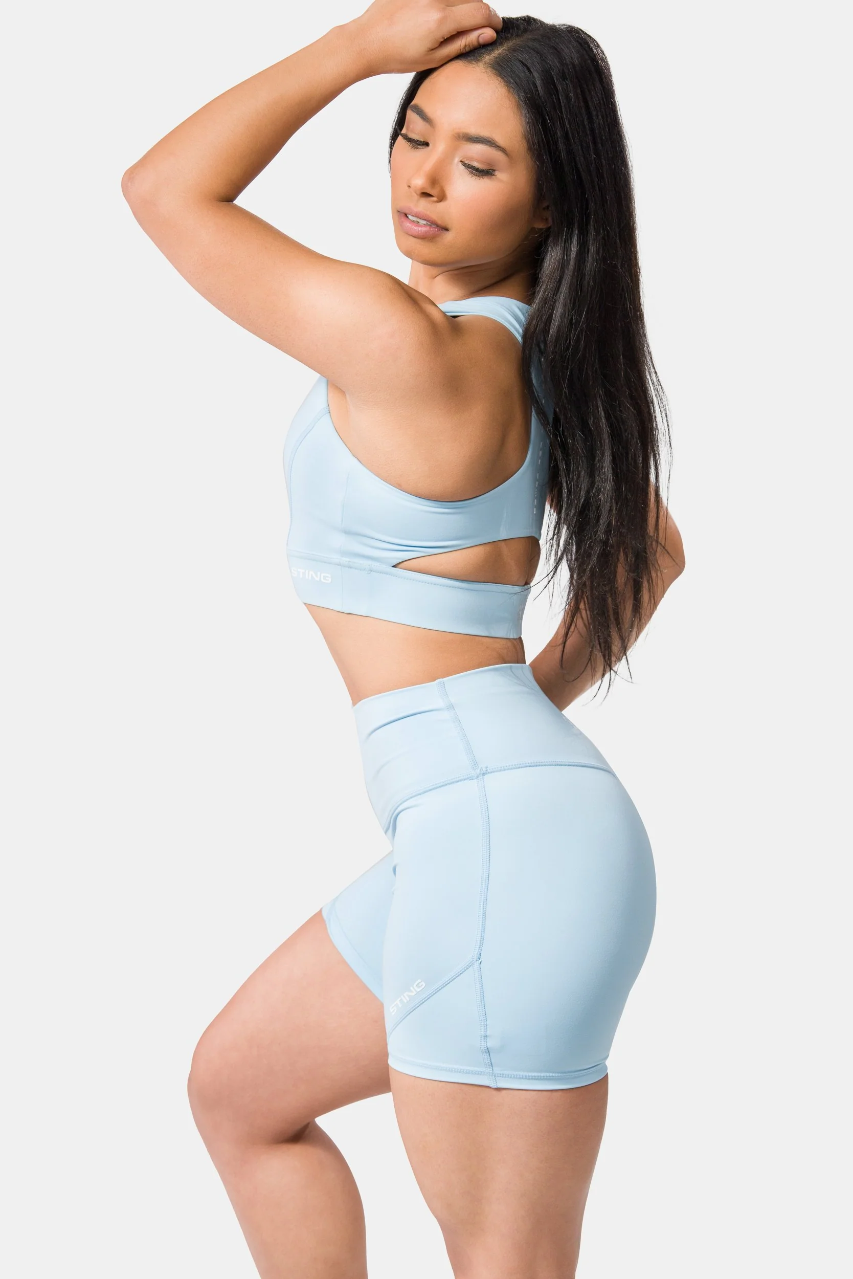 Aurora Coral Bike Shorts - Image 4