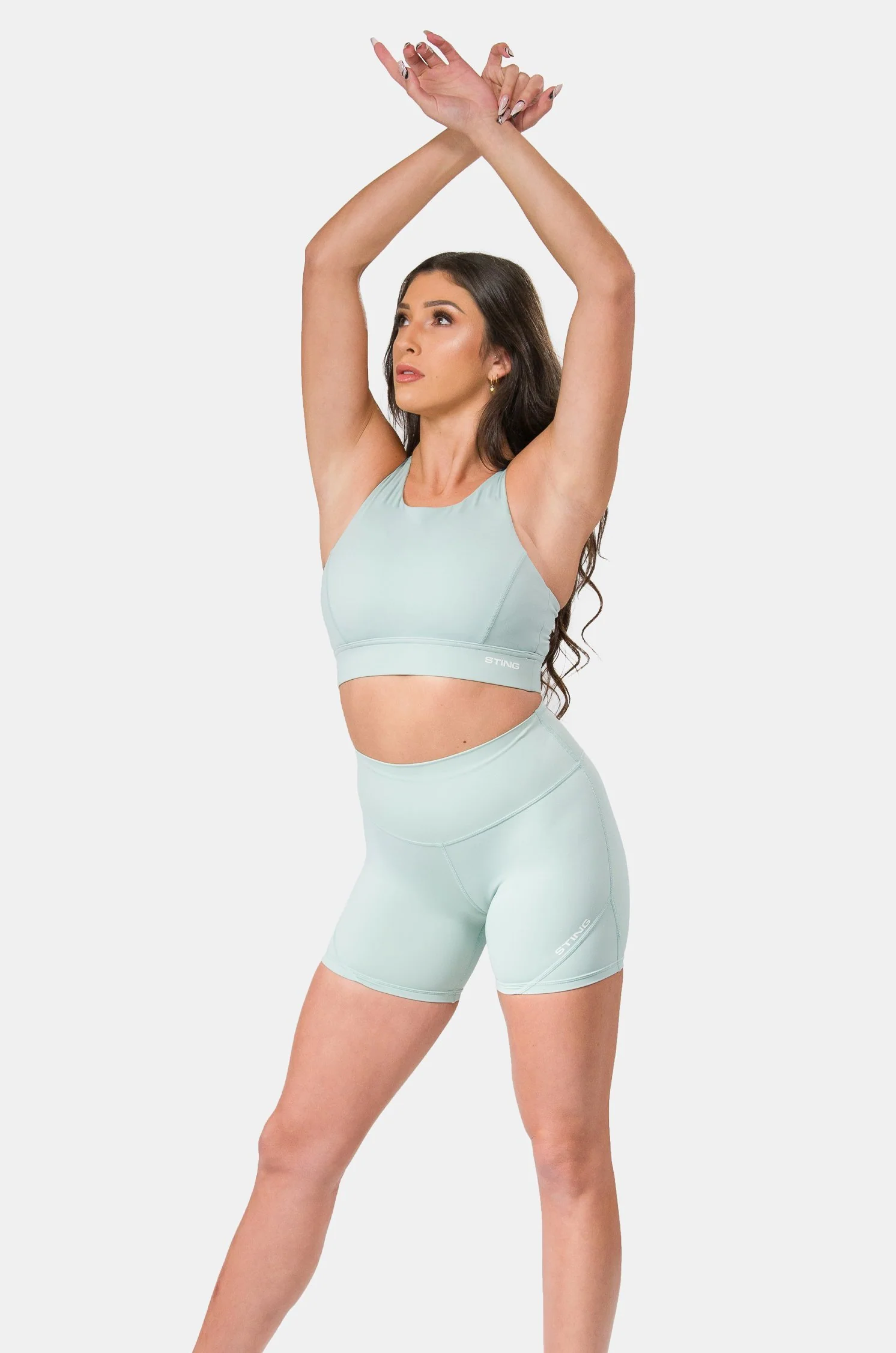 Aurora Coral Bike Shorts - Image 4