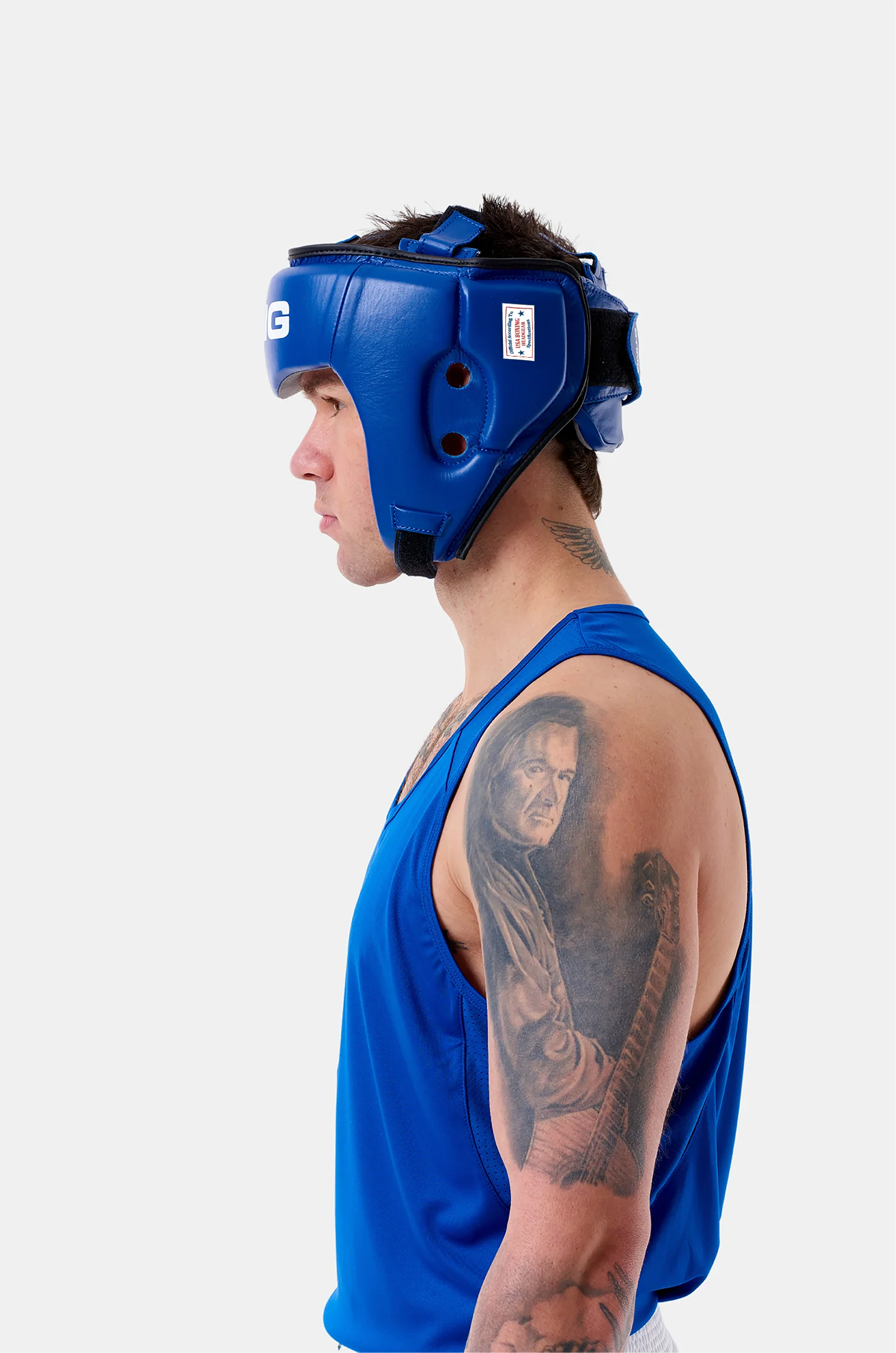 USA Boxing Approved Open Face Head Guard - Image 4