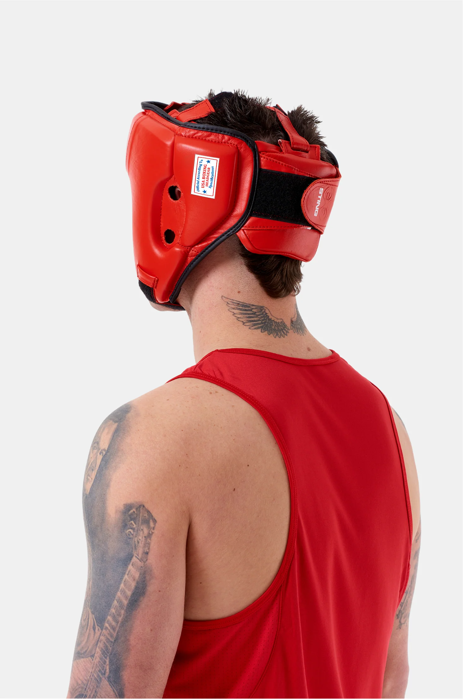 USA Boxing Approved Open Face Head Guard - Image 5