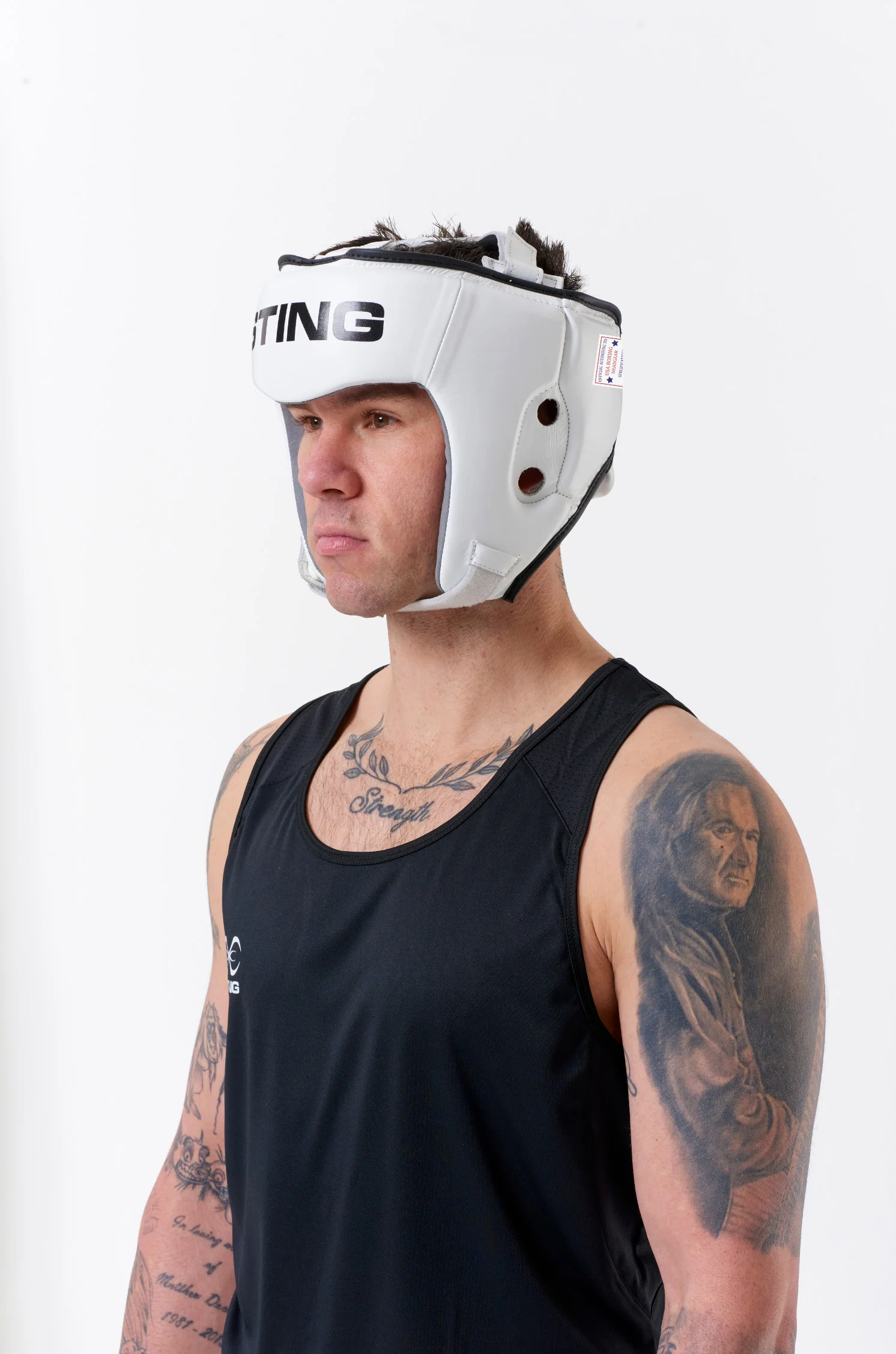 USA Boxing Approved Open Face Head Guard - Image 3